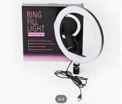 26 cm Ring light best quality 3 Shades with mobile holder no used