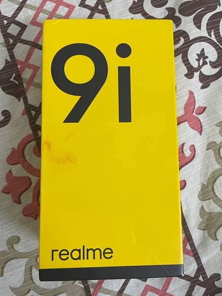 Realme 9i Dual Sim PTA APPROVED 10/10 Scratchless Condition With Boc 3