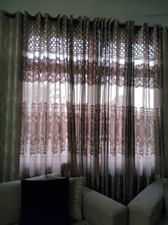 palachi curtains, 4 pieces length almost 7feet