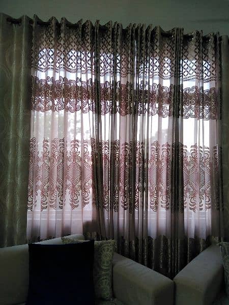 palachi curtains, 4 pieces length almost 7feet 0