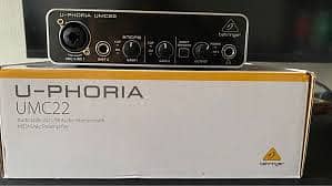 Behringer U-PHORIA UM2 2×2 USB Audio Interface