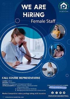 Female staff required