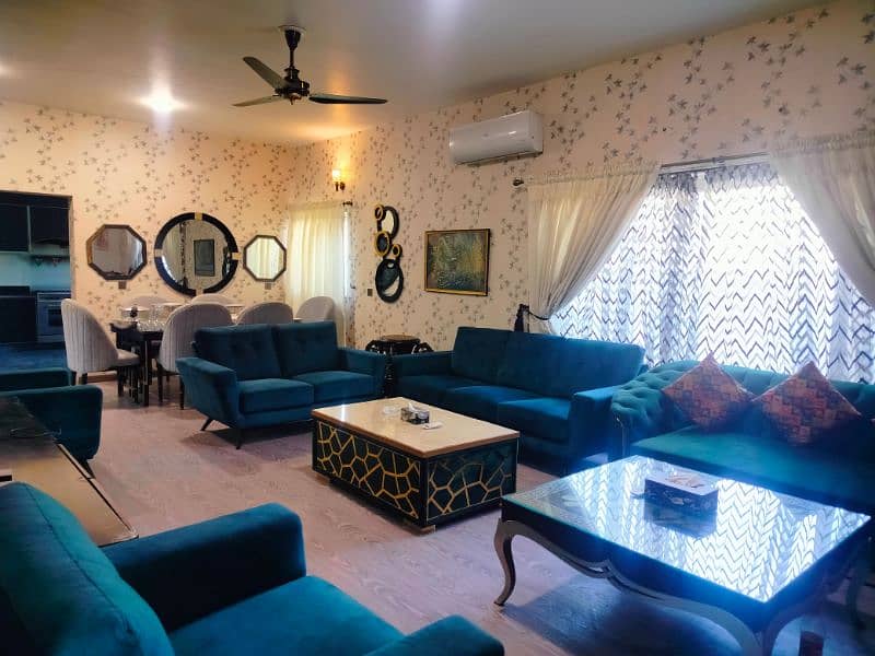 Lahore DHA furnished house for rent short/long term 9