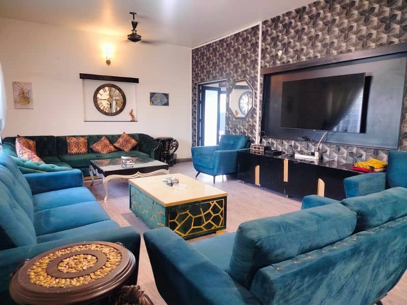 Lahore DHA furnished house for rent short/long term 17