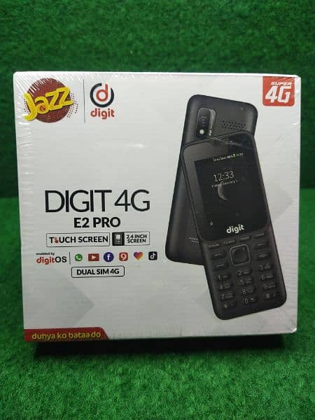 Jazz Digit 4G E2 Pro Box Packed Touch & Type 4G Hotspot Mobile 0