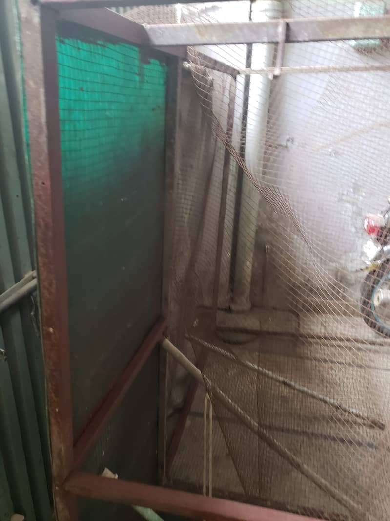 Used Parrot Bird Cage in Lahore - 5x10 Feet,-lowest price 1