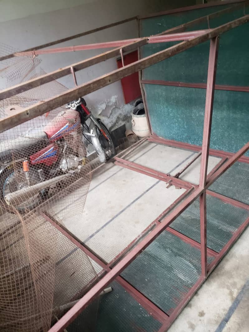 Used Parrot Bird Cage in Lahore - 5x10 Feet,-lowest price 2