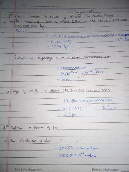 Handwriting assignment work 6
