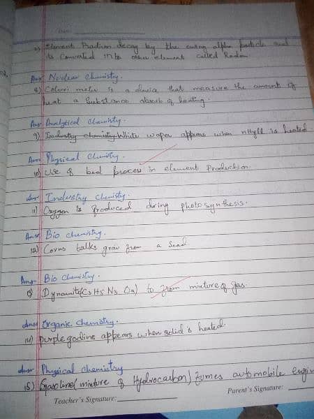 Handwriting assignment work 17