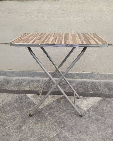 Folding table Lamination sheet with iron legs 4