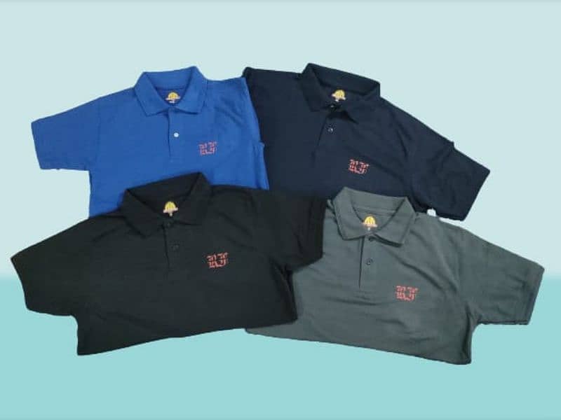 Polo Shirt  Rs. 600/= Crew neck Rs. 450/= 7
