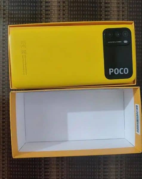 poco M3 6/128 with box original charger 9 by 10 condition 0