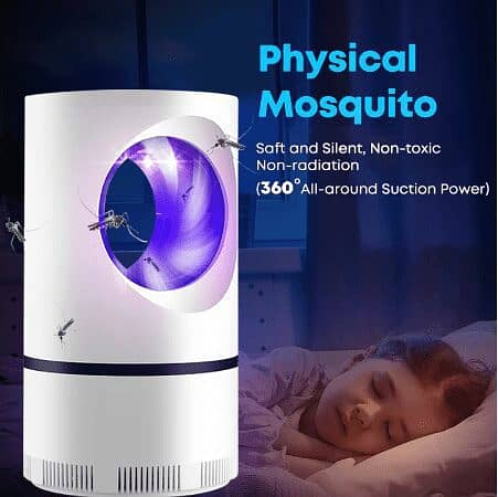Mosquito Killer Round Lamp USB Mosquito Repellent LED Anti-Mosquito UV 1