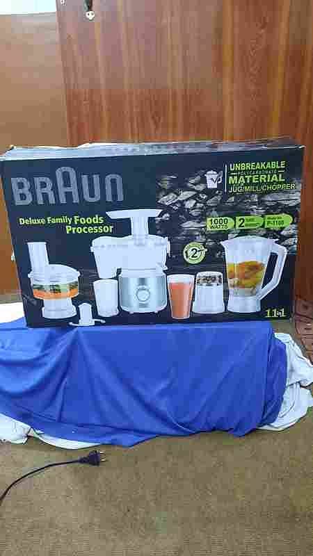 braun 11 in 1 Food Processor/Juicer/ chopper/blender, grinde 2