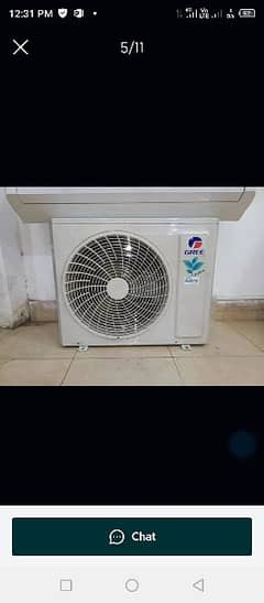 Gree AC DC inverter 1.5 ton heat and cool