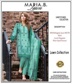 3 pc suit /lawn embroidery suit /lawn duppata suit /women collection 0