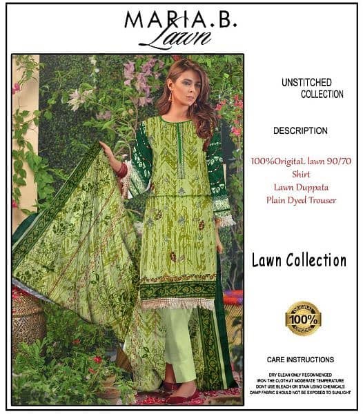 3 pc suit /lawn embroidery suit /lawn duppata suit /women collection 4