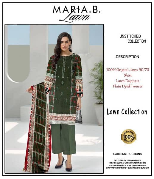 3 pc suit /lawn embroidery suit /lawn duppata suit /women collection 8