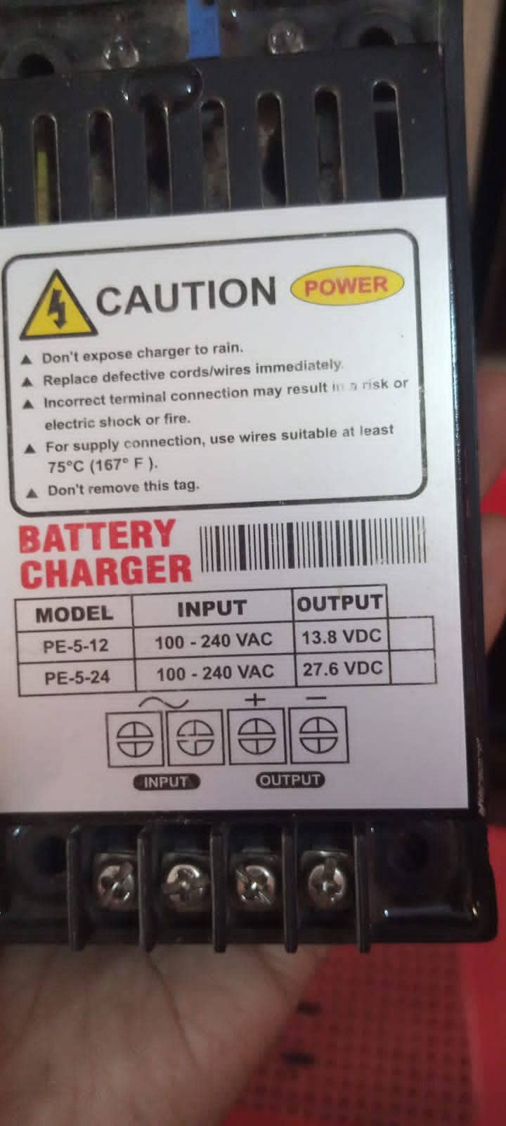 12v genset Battery Charger 1