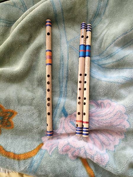 Flute All Scale Natural Medium Bamboo Bansuri 0