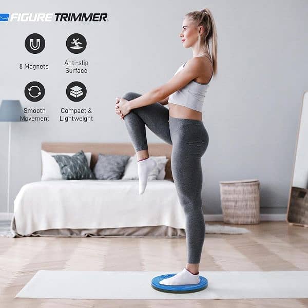 Twister Plate 2-in-1 Waist Twisting Disc Fitnes Exercise & Foot masage 0