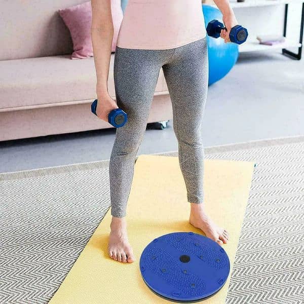 Twister Plate 2-in-1 Waist Twisting Disc Fitnes Exercise & Foot masage 1