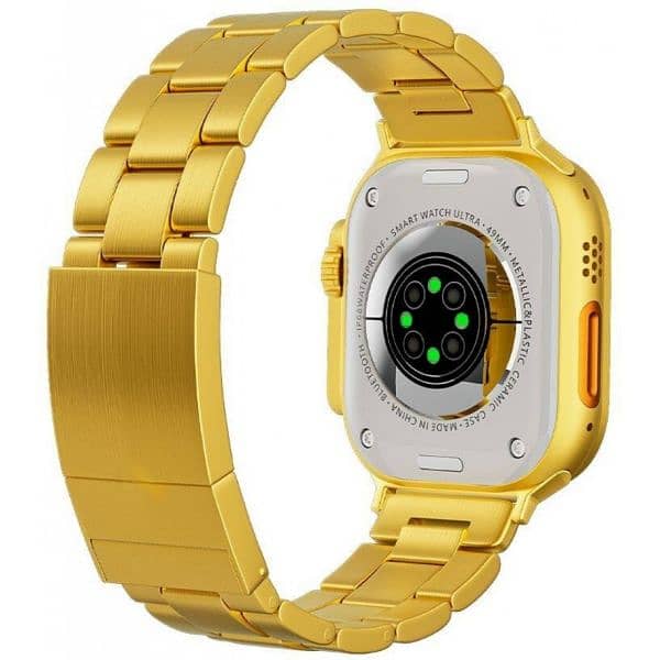 M9 Ultra Max Gold Edition Luxury Stainless Steel Sports Heart Rate 5
