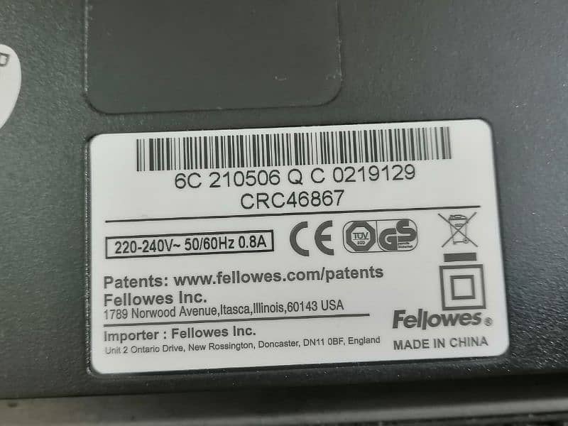 Fellowes Crosscut Paper Shredder, Imported 5