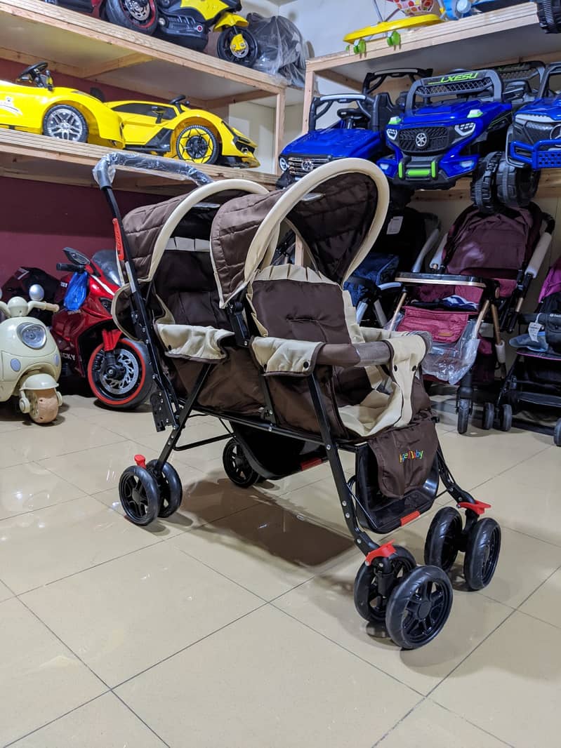 Baby Pram |  Imported strollers | kids strollers | Double stroller 17