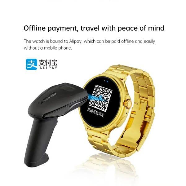 G10 24K Gold Amoled Display Luxury Stainless Steel Sports Heart Rate 7