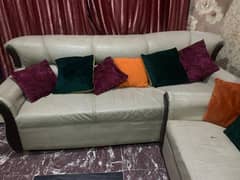 5 Seater Leather Sofa Set 0
