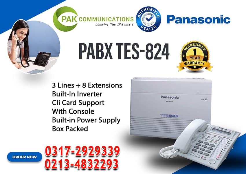 PABX (3+8) Panasonic (Authorized Dealer) 0
