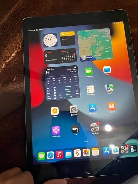 iPad nine generation only just box open and all things are okay 4