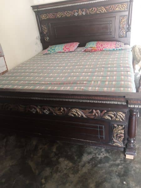 bed with side tables 1