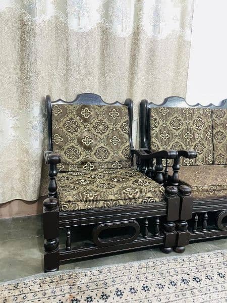 one bed and sofa set in good condition . 1