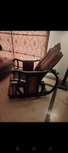 pure wooden chinoti rocking chair