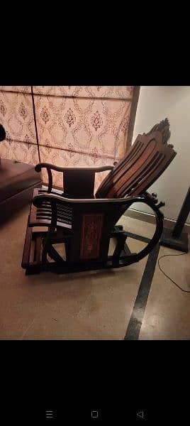 pure wooden chinoti rocking chair 0