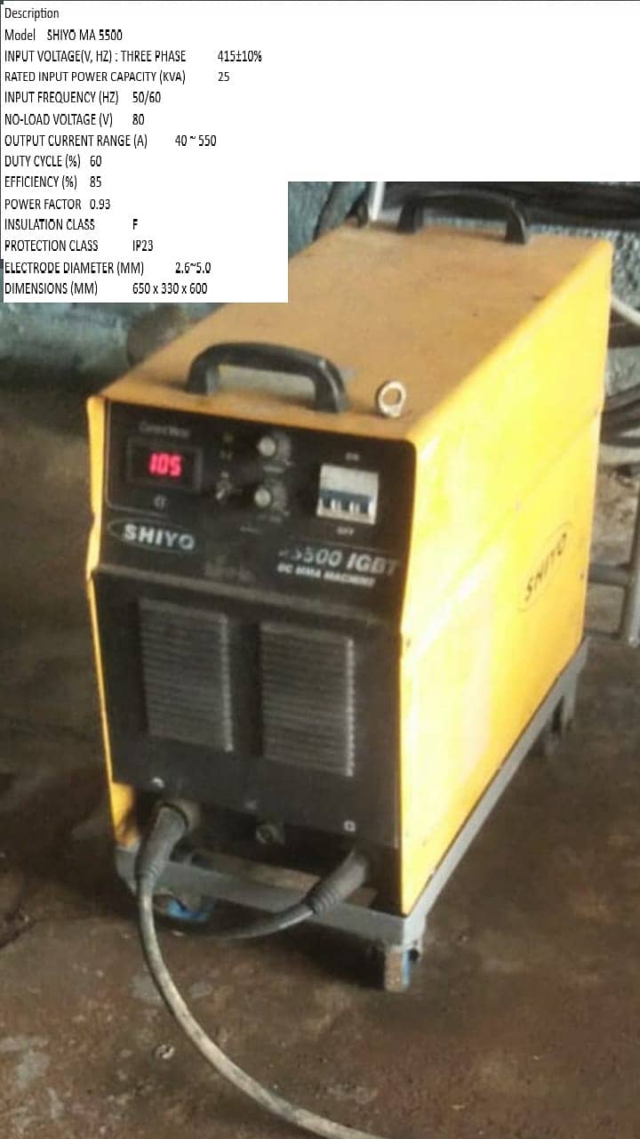 Used Imported Welding machine fr Sale Original Condition fr Heavy 0