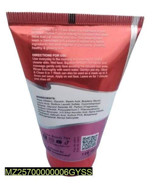 Skin Whitening and anti aging Face wash 1