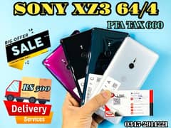 Sony xperia Xz3 64/4 Glowble Version Official Pta-Approve Water Pack