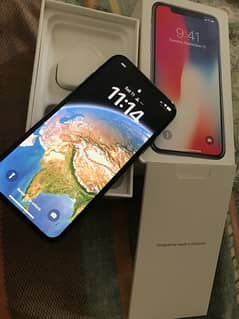 iPhone X with box PTA APPROVED