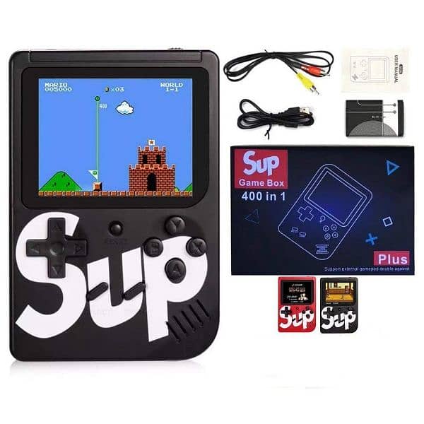 Sup Video Game 400 in 1 box packed new condition with extra gifts 3
