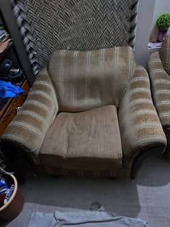 1+2 + 3 (6 seated sofa set) up for sale
