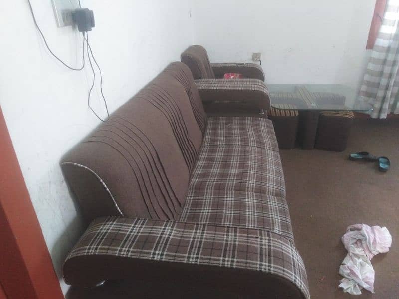 7 Seven seater sofa set in good condition 1