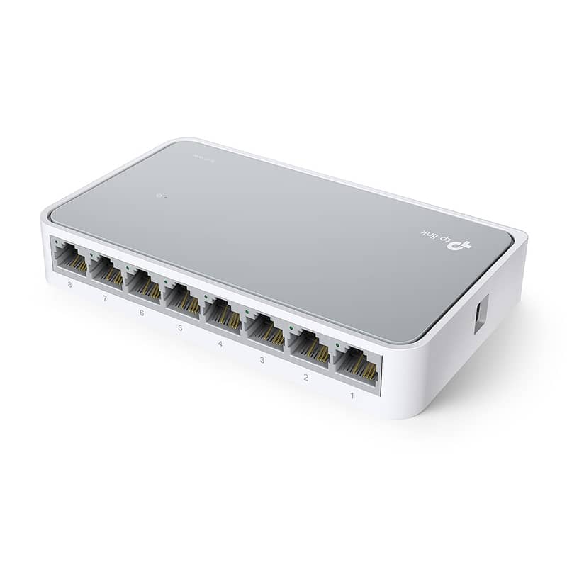 TP-LINK TL-SF1008D 8-Port 10/100Mbps Desktop Switch (Branded Used) 0
