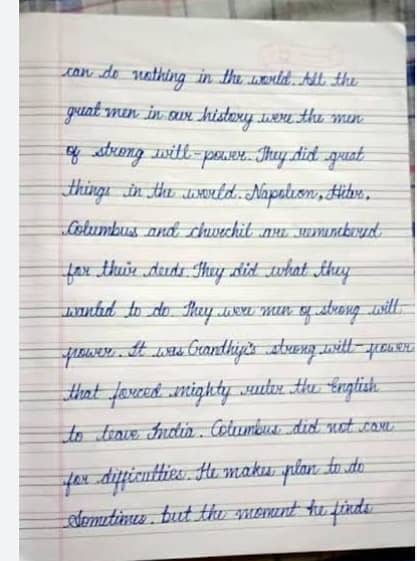 Hand writting work is available in cheapest rate 3