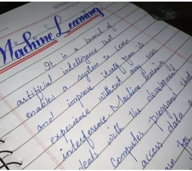 Hand writting work is available in cheapest rate 4