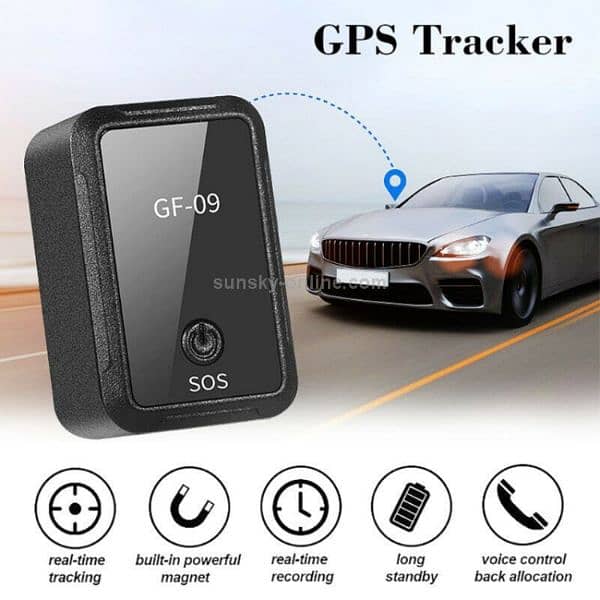 MINI GPS MAGNETIC TRACKER AND VOICE RECORDER GF-09 PTA Approved 0
