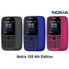 Nokia 105 Original Box pack - PTA Approved