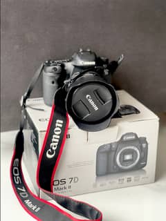 Canon EOS 7D Mark II DSLR - UK import - Mobile number 03135676468